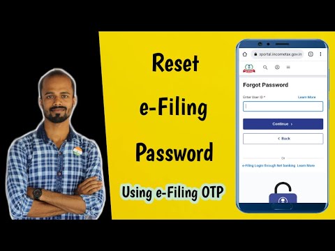 How to Reset e-Filing Password using e-Filing OTP | e-Filing Ka Password Kaise Reset Karte Hai