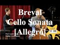 Sonata in C major by Jean Baptiste Breval [Allegro] | Learn to Practice Cello Series!