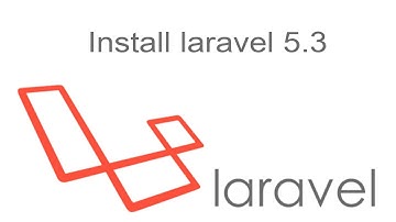 Install laravel 5.3