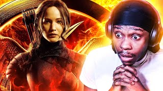FIRST TIME WATCHING THE HUNGER GAMES MOCKINGJAY Part 1 | Movie Reaction