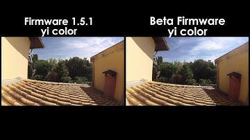 Yi 4K Beta Firmware test - WB Correction