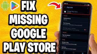 How To Fix Missing Google Play Store For Android