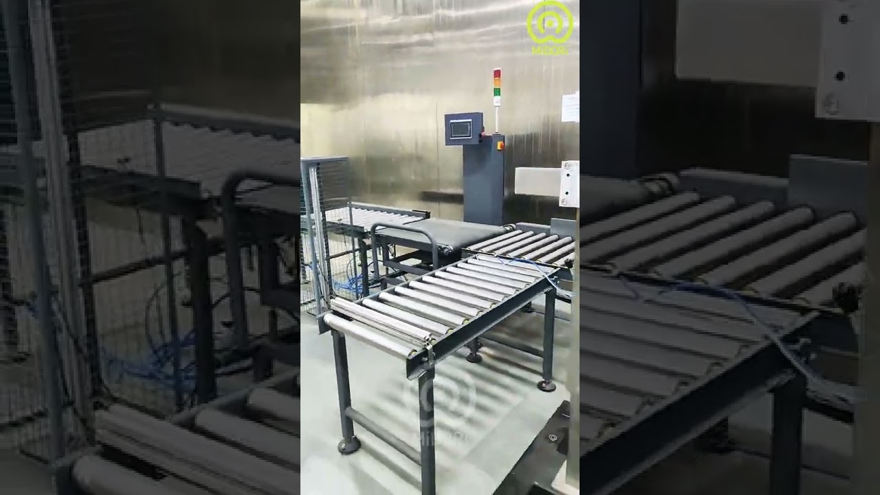 Midori Solutions- Random and Automatic Box Checkweigher with Label Print and Apply System.