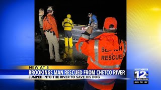 Curry County Search & Rescue Team gets Brookings man from Chetco River