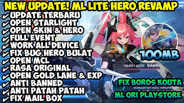 Data ML Lite Full Event 100MB Patch Terbaru NEXT PROJECT | Ml Lite | Cara Atasi Lag Di Ml New Season