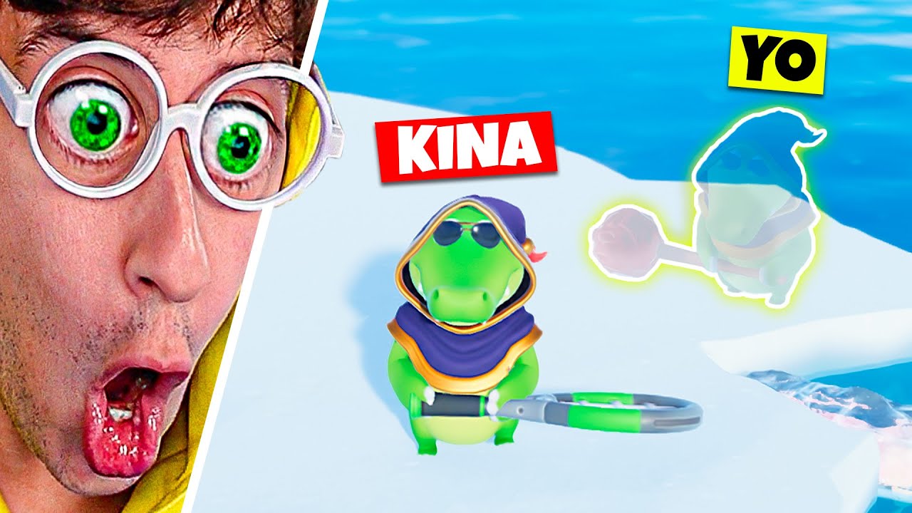 Batalla de Cocodrilos Magos 🧙🏻‍♂️🥊! (animal invisible 😂) - Party Animals TEKENDO