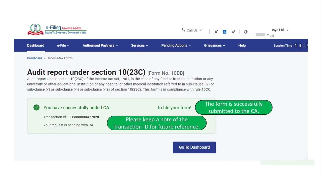 audit-report-under-section-10-23c-form-10bb-youtube