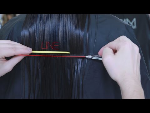 best haircut for thin hair, line technique