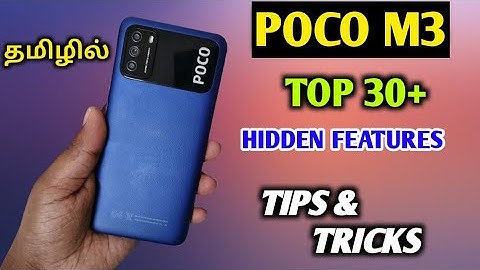 POCO M3 Tips and tricks in Tamil | Poco m3 top 30+ features in Tamil