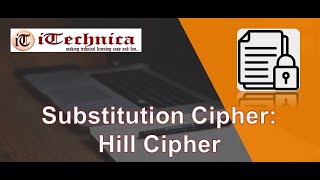 4. Substitution Cipher: Hill cipher