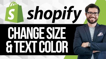 How to Change Size and Text Color in Shopify Navigation Menu