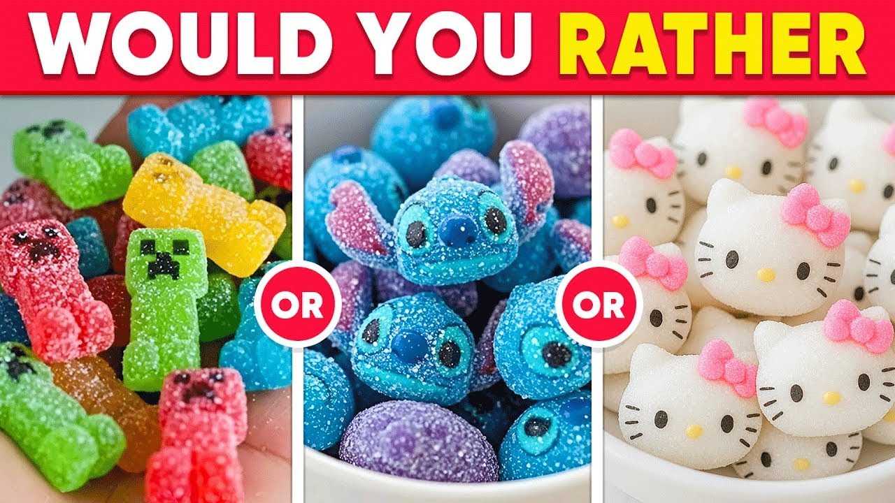 Would You Rather - ULTIMATE Candy & Sweets Edition 🍬🍧🥞 Quiz Fuel