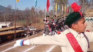 76th Republic day parade at modern Institute of creative learning dharana mendhar