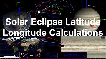 Solar Eclipse Latitude / Longitude Calculations, Earth, Jupiter | Orbital Mechanics with Python 47