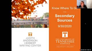 Know Where to Go: Secondary Sources