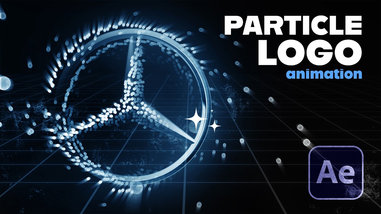 No Plugins Needed! Particle Logo Animation in After Effects - YouTube