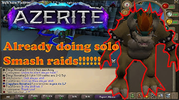 We rebuilt super fast! Already doing smash raids! AZERITE RSPS - huge guiveaway!