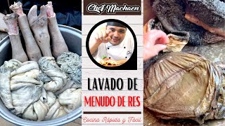 Así se lava la panza de la res para preparar Menudo, sin cal ni químicos 🐮🇲🇽 Parte 1