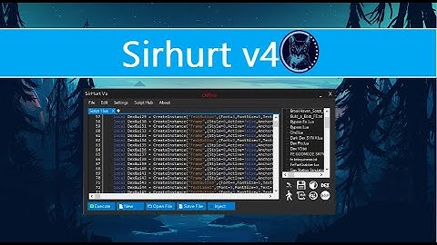SirHurt V4 Showcase - Review  | ✔️ (FULL LUA AND ADMIN) ✔️