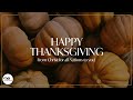 Wishing You a Happy Thanksgiving!