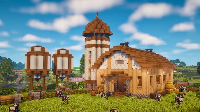 X 上的 CloseeDBr：「Minecraft: Casa de Fazenda  Farm House (Medieval) :    / X