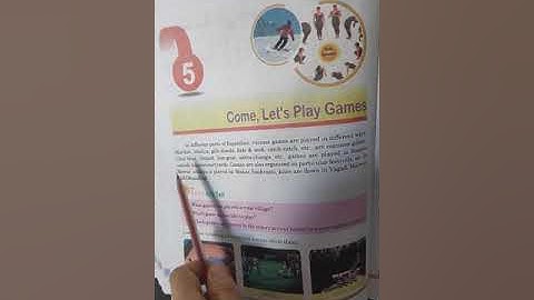 Class-5 EVS Chapter-5 come, let