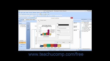 Crystal Reports 2013 Tutorial Formatting Chart Gridlines Data Business Objects Training