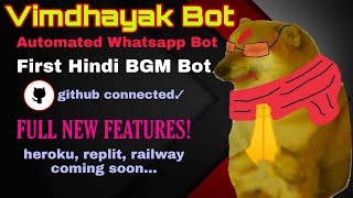 Vidhayak Bot | Hindi BGM Whatsapp Bot | How to make whatsapp bot | Whatsapp bot kaise bana ? | Xeon screenshot 5
