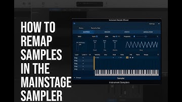 How to remap samples in the mainstage sampler