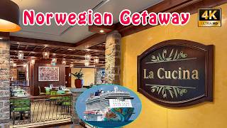 4K La Cucina Italian Restaurant | The Atrium | Deck 8 Walking Tour