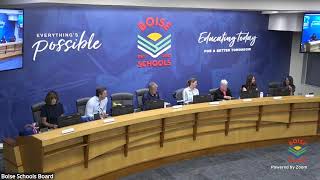 Boise Schools Board Meeting - June 9, 2025