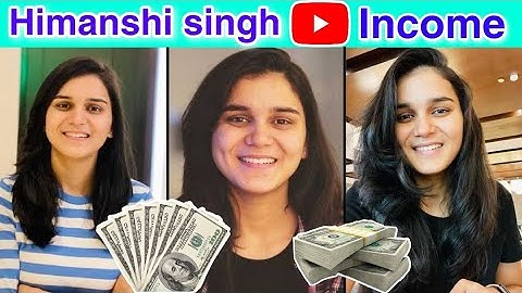 himanshi singh estimated youtube income (monthly income)💵 how much #himanshi_singh earns in 1 month