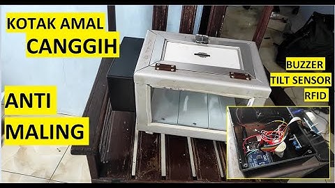 KEAMANAN KOTAK AMAL - RFID TILT SENSOR DAN BUZZER
