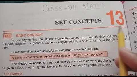 Introduction of ch-13 Sets PART-I class VII Maths by love with mathematics
