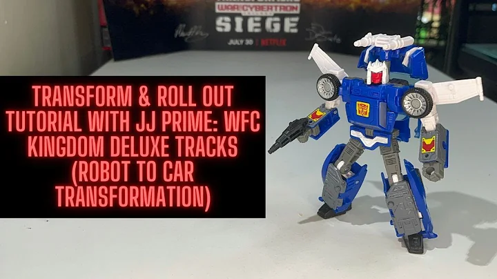 Transform & Roll Out TUTORIAL With JJ Prime: WFC Kingdom Deluxe TRACKS (Robot To Car)!