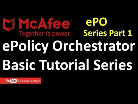 McAfee ePO Server Basic Tutorials Series Part 1  (ePO Installation)