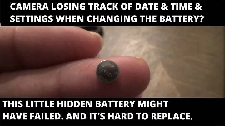 The important hidden battery inside your camera you can't easily replace