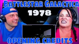 Reaction To Original Battlestar Galactica Opening Credits 1978 | THE WOLF HUNTERZ REACTIONS