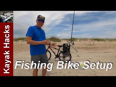 Beach Bike Build! Includes Bike Fishing Rod Carrier 
