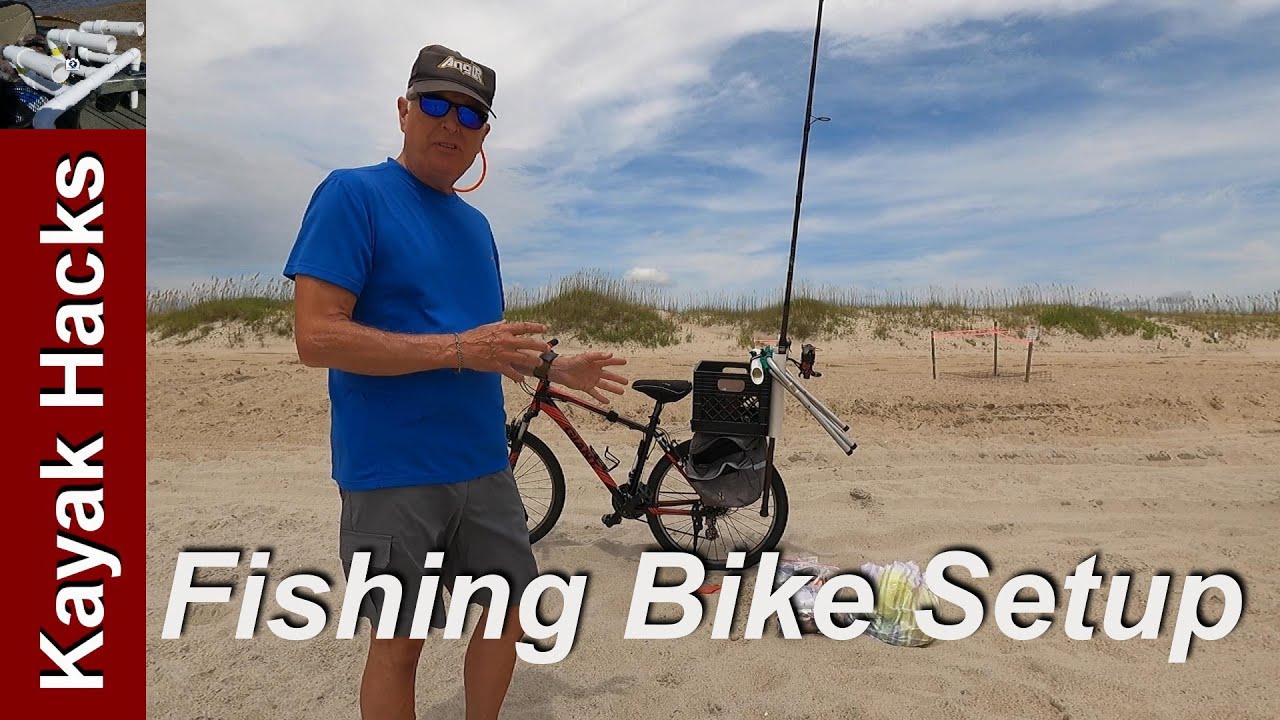 Beach Bike Build! Includes Bike Fishing Rod Carrier 