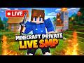 Minecraft Private SMP Live #minecraftlive #shortslive