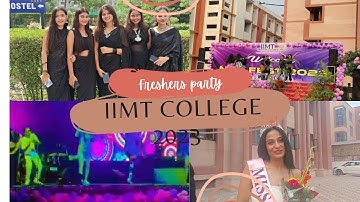 Freshers party in IIMT group of college Greater Noida