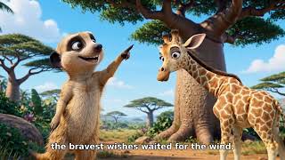 Gigi the Giraffe Who Was Afraid of Heights 🦒 | 3D Animal Story for Kids | Tales & Tails