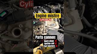 Check engine light still ON with misfires after someone threw parts at this #misfire #enginelight