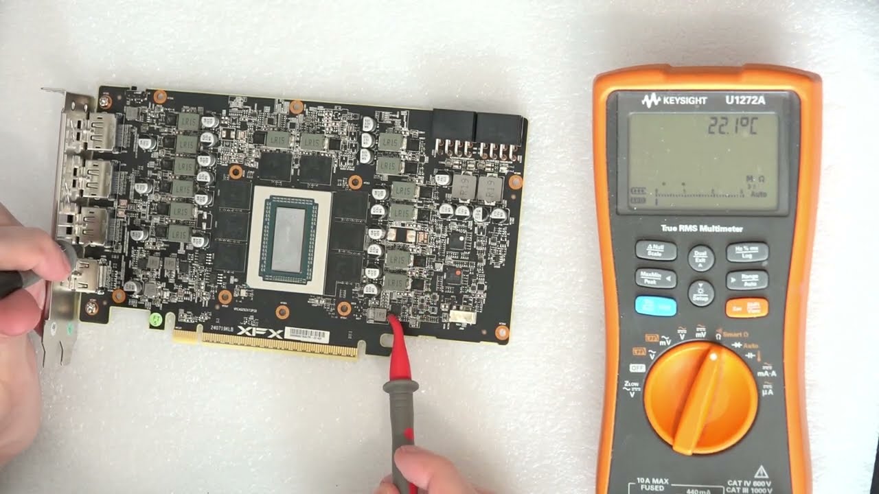 XFX RX 9070 Swift OC teardown. - YouTube