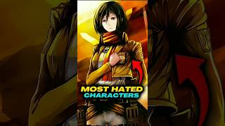 Most Hated Characters in Aot #shorts #trending #shortsviral