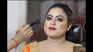 Wedding makeover black and orange smokey eyes Wedding makeover black and orange smokey eyes