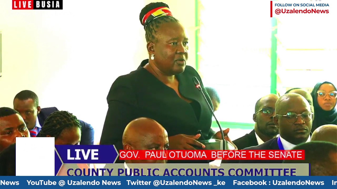 LIVE: SENATE MASHINANI -Busia Governor Otuoma Grilled By The County Public Accounts Committee