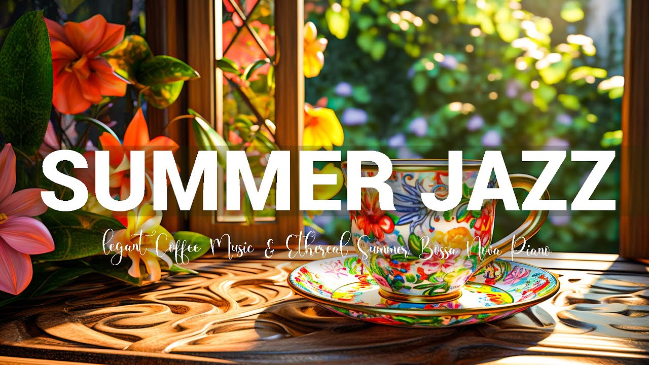 Sweet Morning July Jazz ☕ Elegant Coffee Music & Ethereal Summer Bossa ...