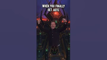 When you finally get AOTC #wow #worldofwarcraft #warcraft
